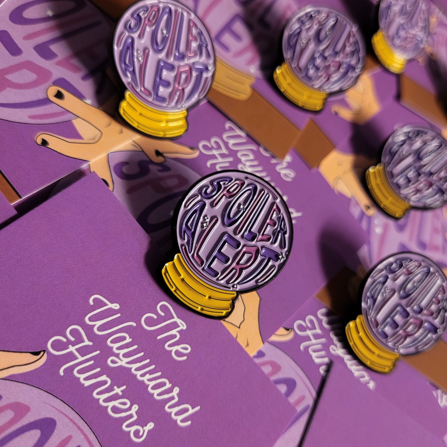 Spoiler Alert - Crystal Ball Spiritual Fortune Telling Pin - Witchy Enamel Pin