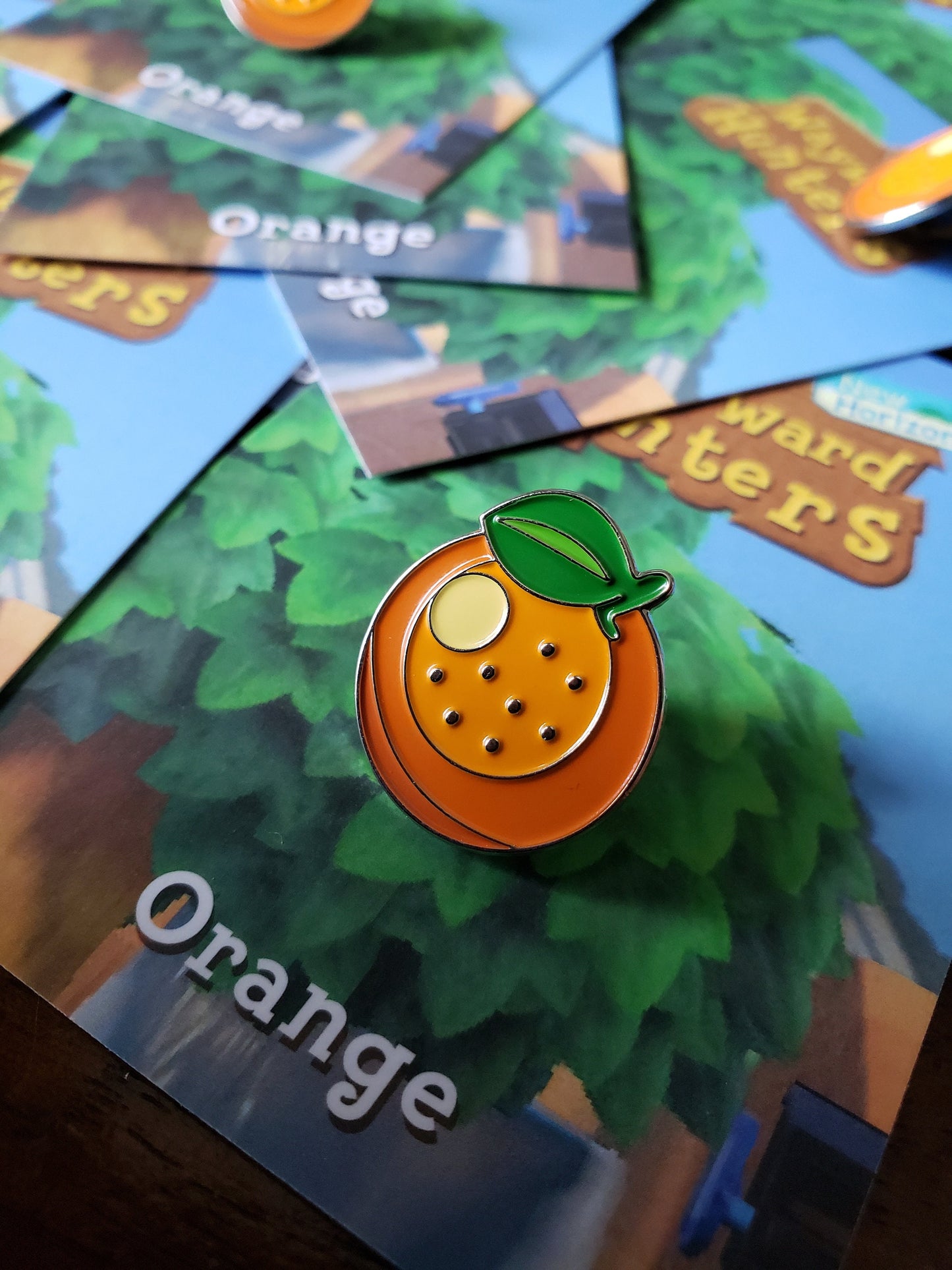 Animal Crossing Enamel Pins - Orange Pin - New Horizons