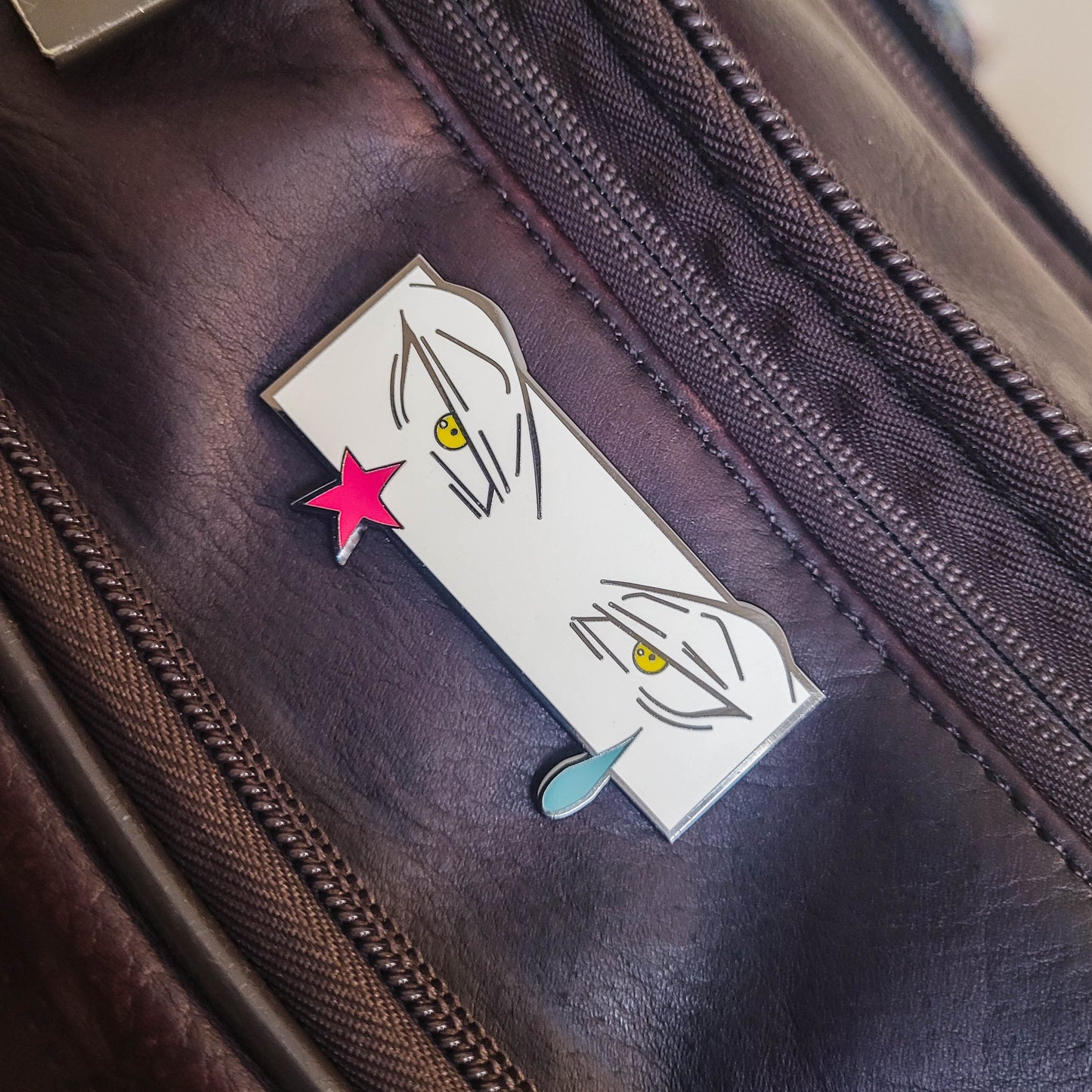Anime Hunter Clown Eyes Pin - Anime Manga Enamel Pins - Anime Hard Enamel Pin