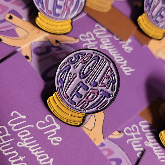Spoiler Alert - Crystal Ball Spiritual Fortune Telling Pin - Witchy Enamel Pin