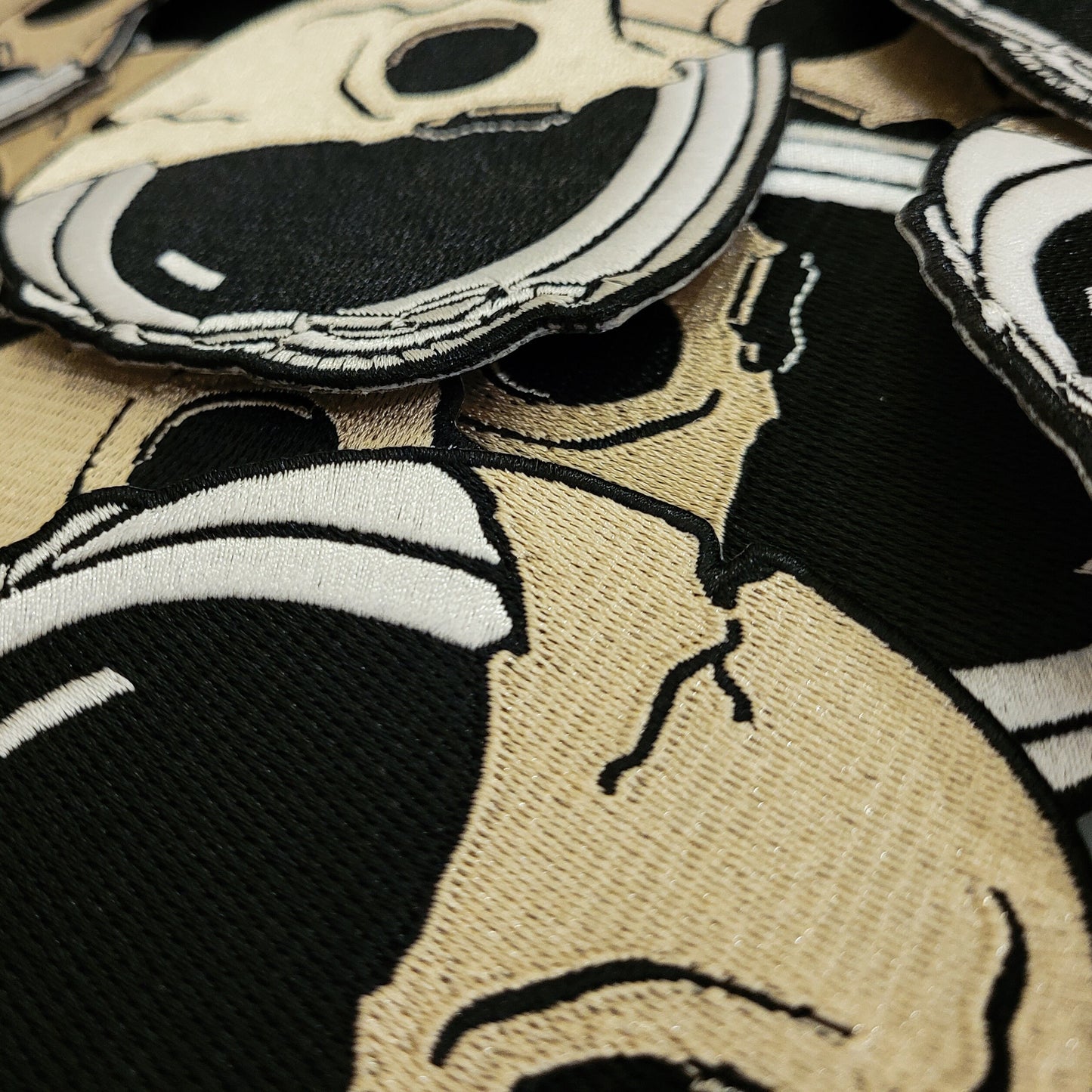 Skull Astronaut Patch - Space Themed Iron-On Patch