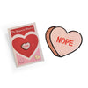 Valentine's Day Candy Nope Combo Heart pins - Anti Valentine's Day Enamel Pin set