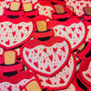 Love's Elixir: Pink Heart-shaped Iron-on Patch of Enchantment - Love Patch - Magical Potion Patch
