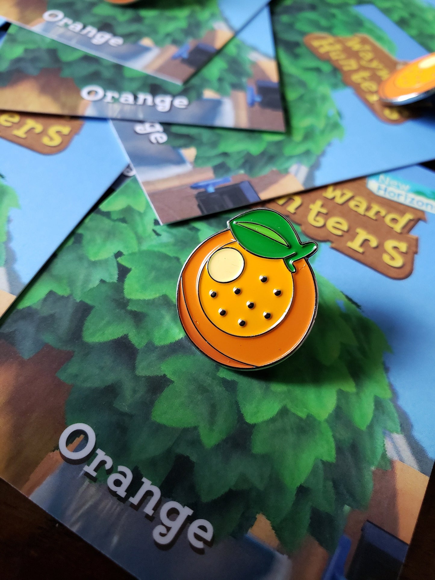 Animal Crossing Enamel Pins - Orange Pin - New Horizons