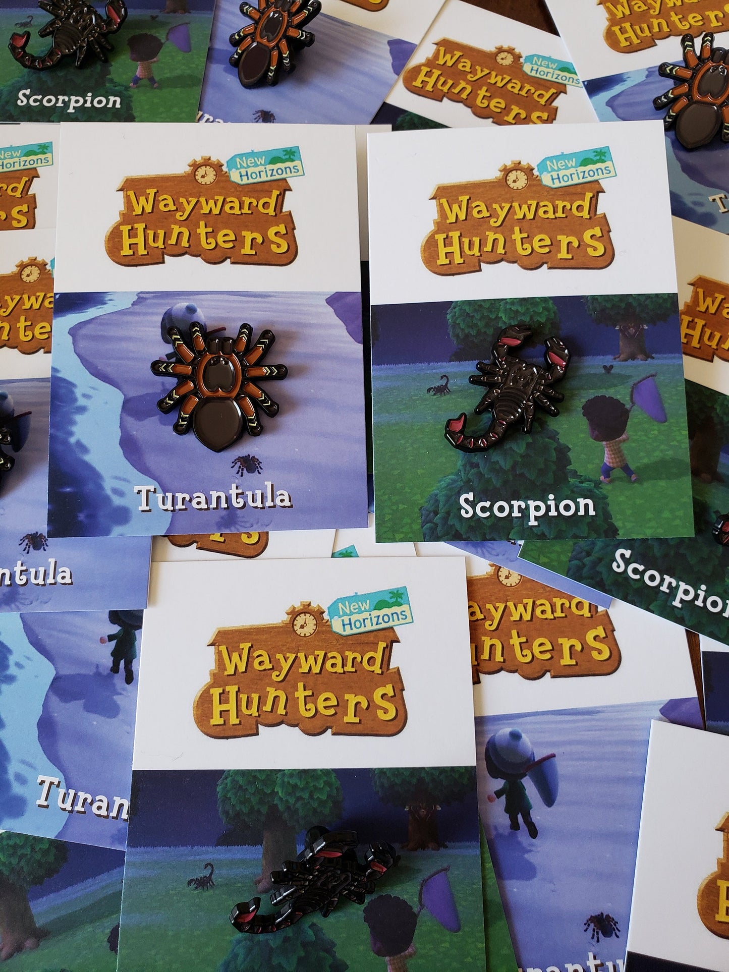 Animal Crossing Enamel Pins - Scorpion & Tarantula Pin Combo Pack