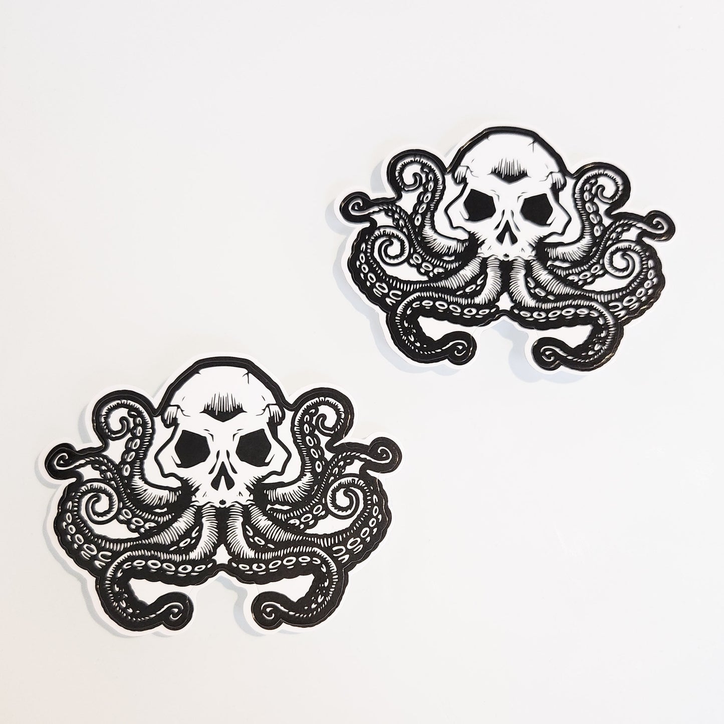 Lovecraftian Monster | HP Lovecraft Inspired Monster Sticker | Skull Octopus |