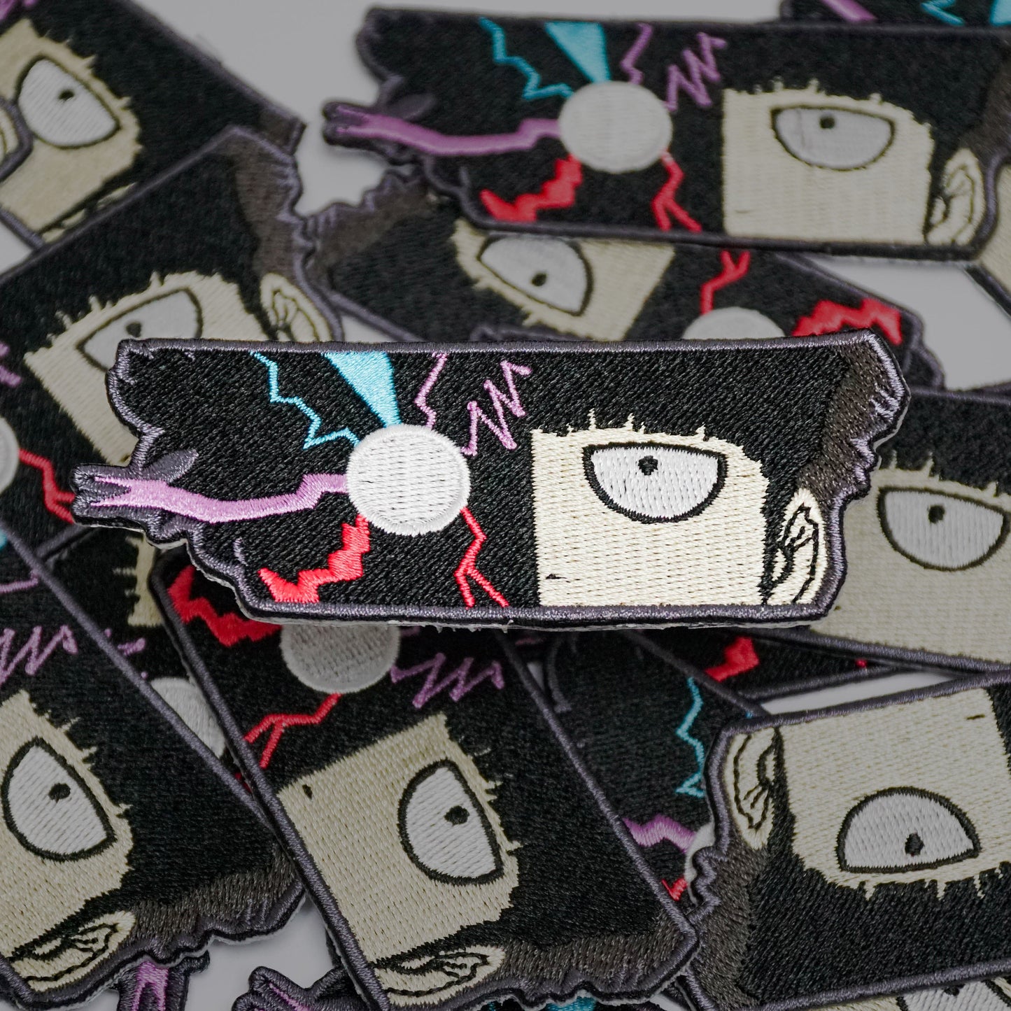 Psychic Boy Anime Inspired Iron-on Patch - Psycho Helmet Leader - Psycho Powers Boy Iron On Patch