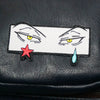 Hisoka - Anime Hunter Clown Eyes Iron On Patch - Anime Iron On Patch