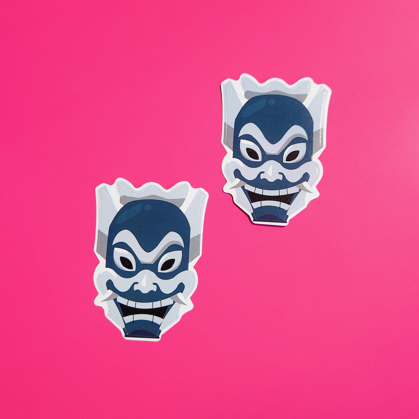 The Blue Spirit Mask | ATLA Style Pin | ATLA Lapel Pin - NEW Hard Enamel