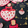 Love's Elixir COMBO: Pink Heart-shaped Enamel Pin and Patch of Enchantment - Love Hard Enamel Pin - Magical Potion Pin & Patch Combo