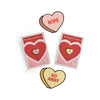 Valentine's Day Candy Nope & Go Away Heart Pin and Patch - Anti Valentine's Day Combo Enamel Pin and Patch Set