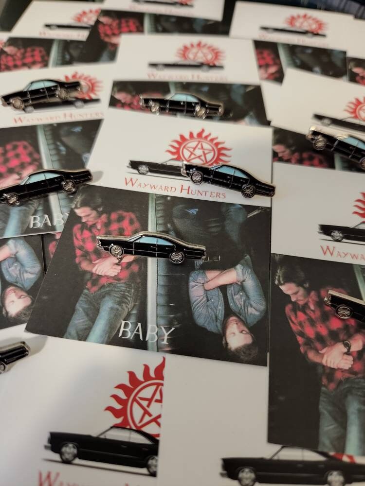 Supernatural Baby Car Pin