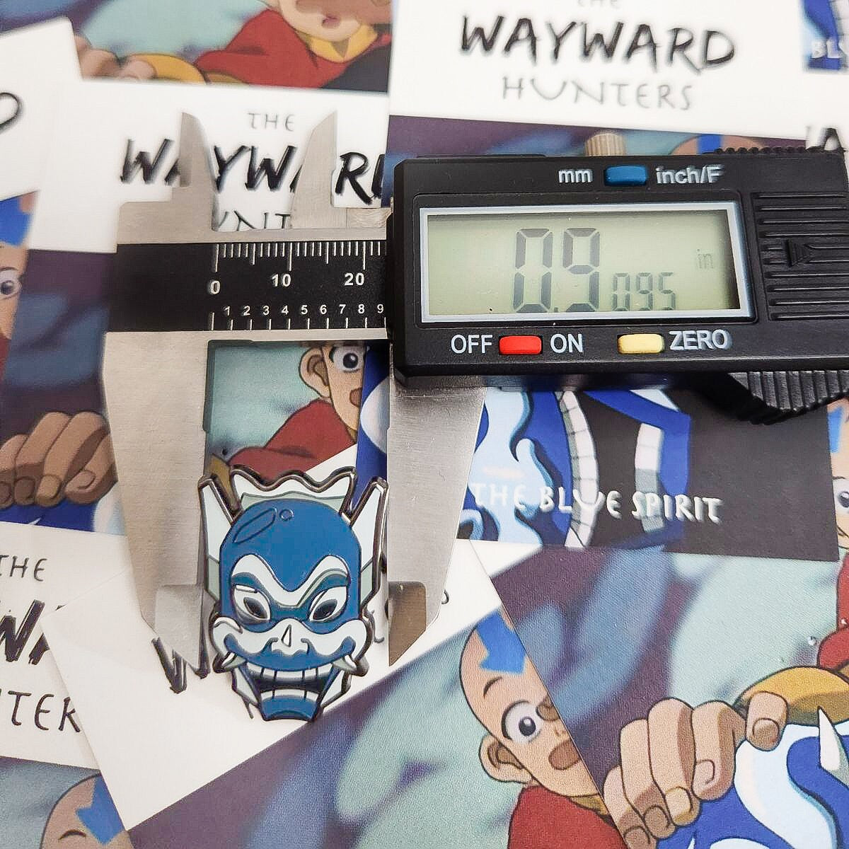 The Blue Spirit Mask | ATLA Style Pin | ATLA Lapel Pin - NEW Hard Enamel