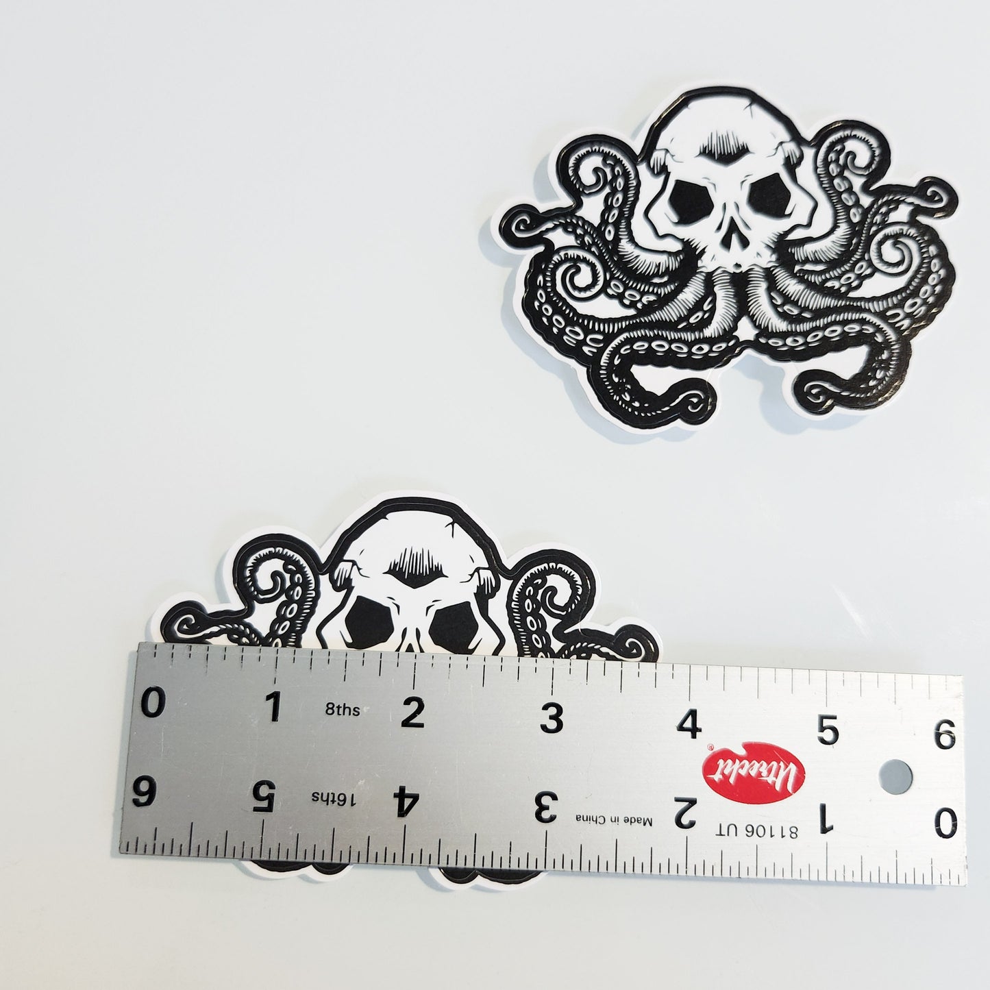 Lovecraftian Monster | HP Lovecraft Inspired Monster Sticker | Skull Octopus |