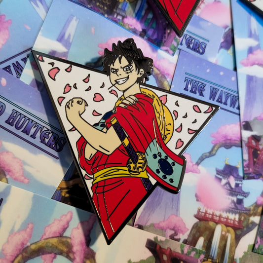 Pirate Rubber Boy - Anime Manga Cute Enamel Pins - Anime Pirates