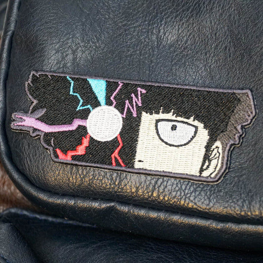 Psychic Boy Anime Inspired Iron-on Patch - Psycho Helmet Leader - Psycho Powers Boy Iron On Patch