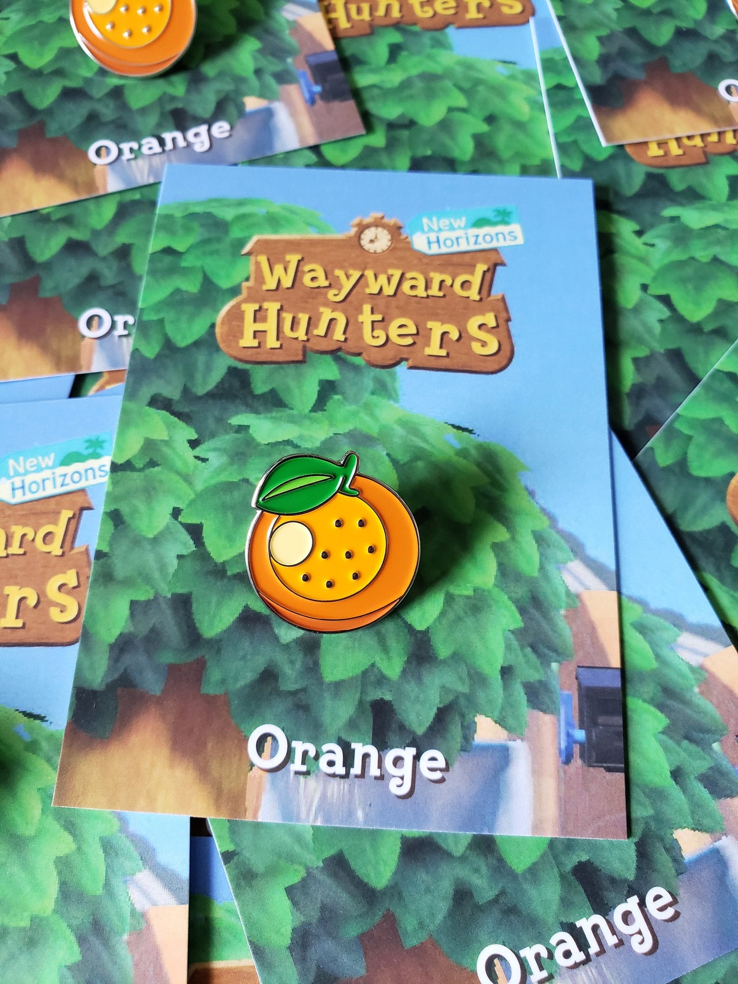 Animal Crossing Enamel Pins - Orange Pin - New Horizons