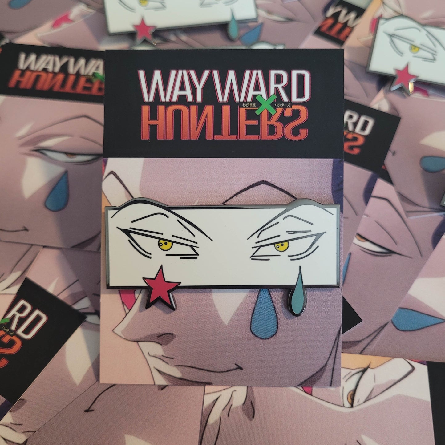 Anime Hunter Clown Eyes Pin - Anime Manga Enamel Pins - Anime Hard Enamel Pin