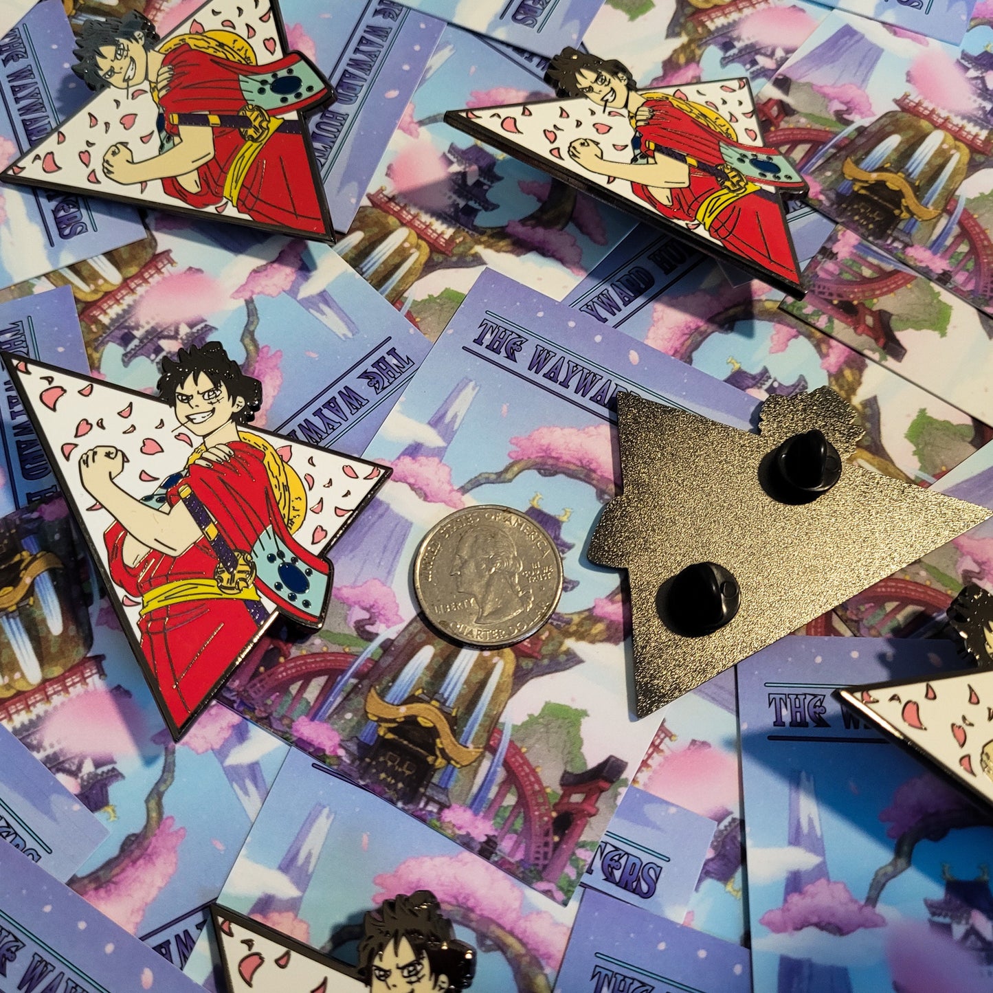Pirate Rubber Boy - Anime Manga Cute Enamel Pins - Anime Pirates
