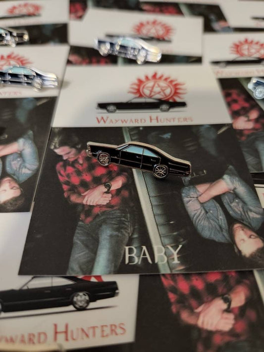 Supernatural Baby Car Pin
