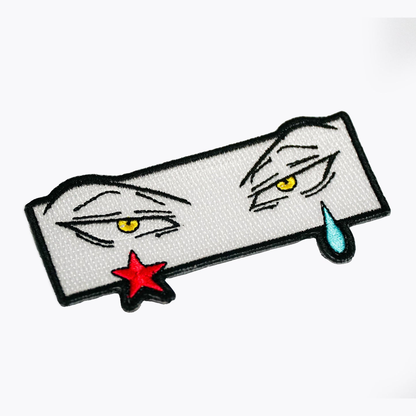 Hisoka - Anime Hunter Clown Eyes Iron On Patch - Anime Iron On Patch