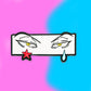 Hisoka - Anime Hunter Clown Eyes Iron On Patch - Anime Iron On Patch