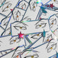 Anime Hunter Clown Eyes Holographic Sticker -  Anime Manga Stickers - Hunter Anime Holo Sticker - 2 Stickers