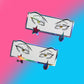 Anime Hunter Clown Eyes Holographic Sticker -  Anime Manga Stickers - Hunter Anime Holo Sticker - 2 Stickers