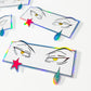 Anime Hunter Clown Eyes Holographic Sticker -  Anime Manga Stickers - Hunter Anime Holo Sticker - 2 Stickers