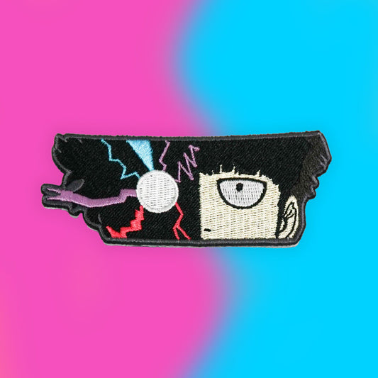 Psychic Boy Anime Inspired Iron-on Patch - Psycho Helmet Leader - Psycho Powers Boy Iron On Patch