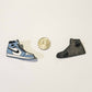 Classic 1 High North Carolina Blue Sneaker - High-Top Sneaker Hard Enamel Pin Inspired by Classic Basketball Shoe!