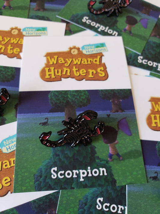 Animal Crossing Enamel Pins - Scorpion Pin  - New Horizons