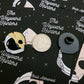 Skull Astronaut Pin and Patch Combo - Space Themed Pin and Iron-On Patch