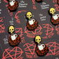 Morning Ritual - Coffee Skull Pin - Hard Enamel Lapel Pin - Coffee Pin