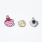 Love's Elixir: Pink Heart-shaped Enamel Pin of Enchantment - Love Hard Enamel Pin - Magical Potion Pin