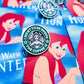 Mermaid I wanna be where the coffee is | Little Mermaid Starbucks inspired pin | Cute Coffee Pin