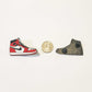 Classic 1 High Chicago Red Sneaker - High-Top Sneaker Hard Enamel Pin Inspired by Classic Basketball Shoe!