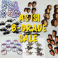 As Is Pins - Supernatural - Panic at the Disco - Umbrella Academy - Good Omens - AS IS - B Grade Lapel Pins