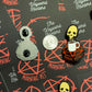 Morning Ritual - Coffee Skull Pin - Hard Enamel Lapel Pin - Coffee Pin