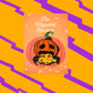 Halloween Pumpkin Guts lapel Pin- Quirky Pumpkin Guts Lapel Pin - Halloween Humor Hard Enamel Pin