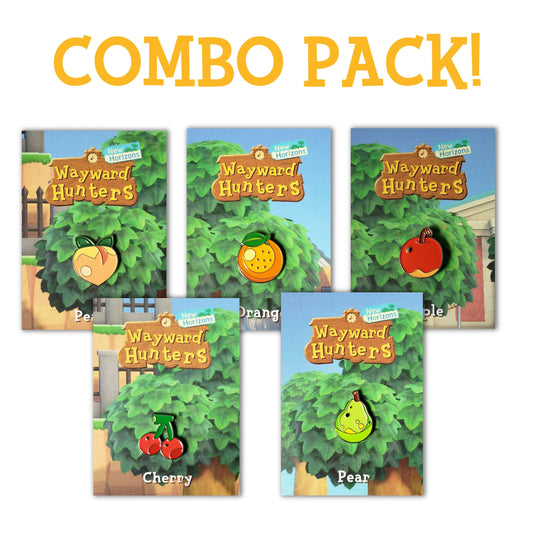 Animal Crossing Enamel Pins - Fruit Pin Group - New Horizons