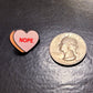 Valentine's Day Candy Nope and Go Away Combo Heart pins - Anti Valentine's Day Enamel Pin set