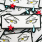 Hisoka - Anime Hunter Clown Eyes Iron On Patch - Anime Iron On Patch