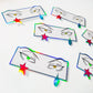 Anime Hunter Clown Eyes Holographic Sticker -  Anime Manga Stickers - Hunter Anime Holo Sticker - 2 Stickers